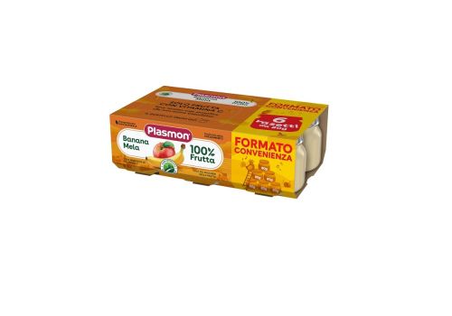Plasmon Banana Mela 6 vasetti