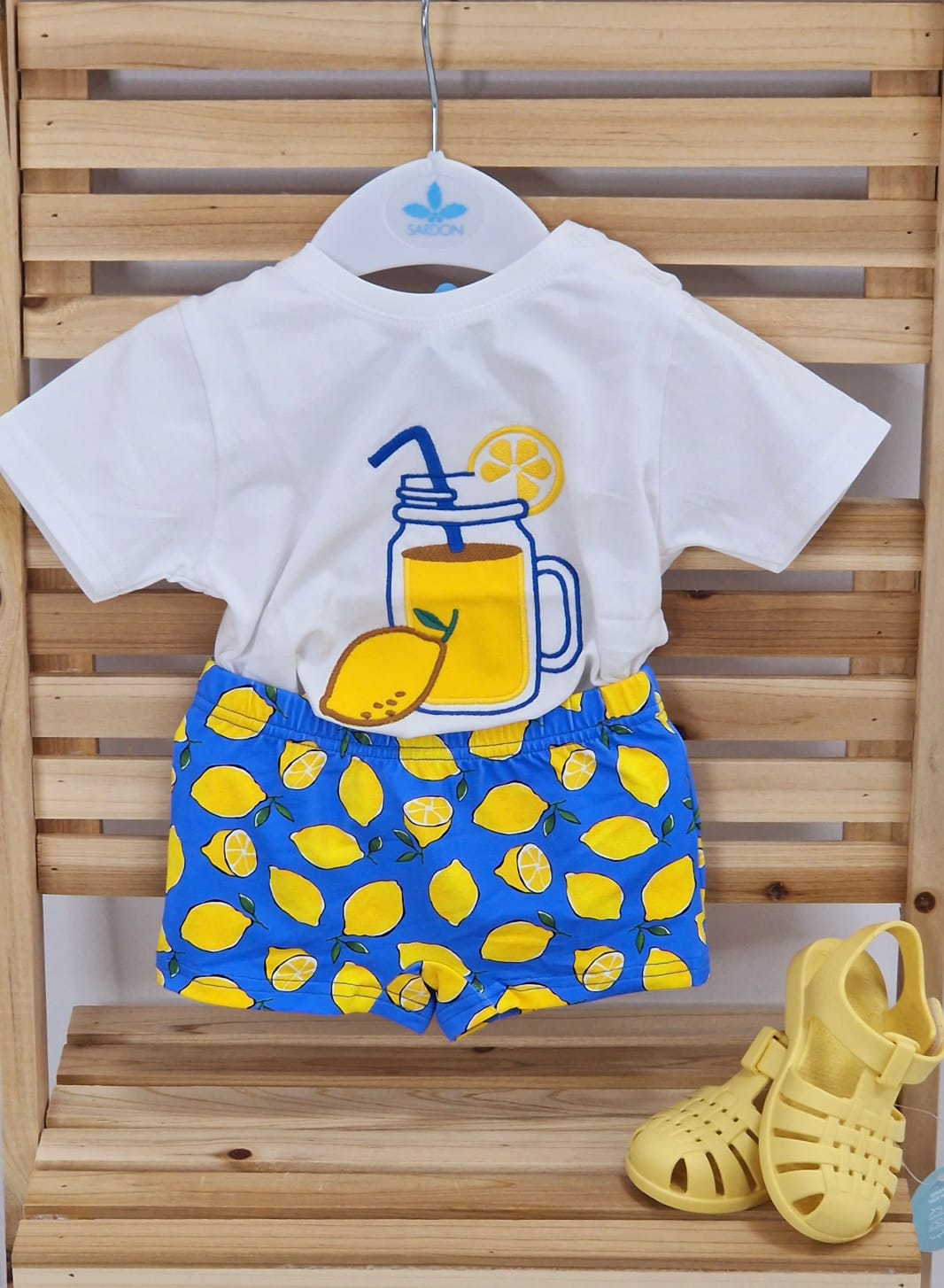 Sardon Costume bambino + t-shirt "Familia limones 🍋 " - 12