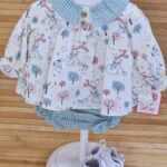Del Sur 
Pagliaccetto bambina con culotte coordinata “Familia Samba” art.2079