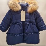 BacettiGiubbotto bambina con cappuccio in pelliccia art.B0340A2