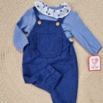 Del Sur 
Salopette bambina “Familia Salsa” art.1835