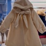 Deolinda 
Cappotto in velluto con cappuccio colore panna art.CDI241202P