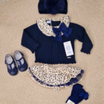 Rahigo 
Completo bambina due pezzi in pura lana art.24274
