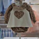 Micolino 
Vestito neonata con culotte coordinata “Familia Dumbo” art.3020