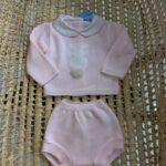Sardon 
Completo neonata due pezzi in pura lana art.023VE-339