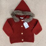Micolino 
Cappottino unisex con cappuccio con pelliccia art.2011