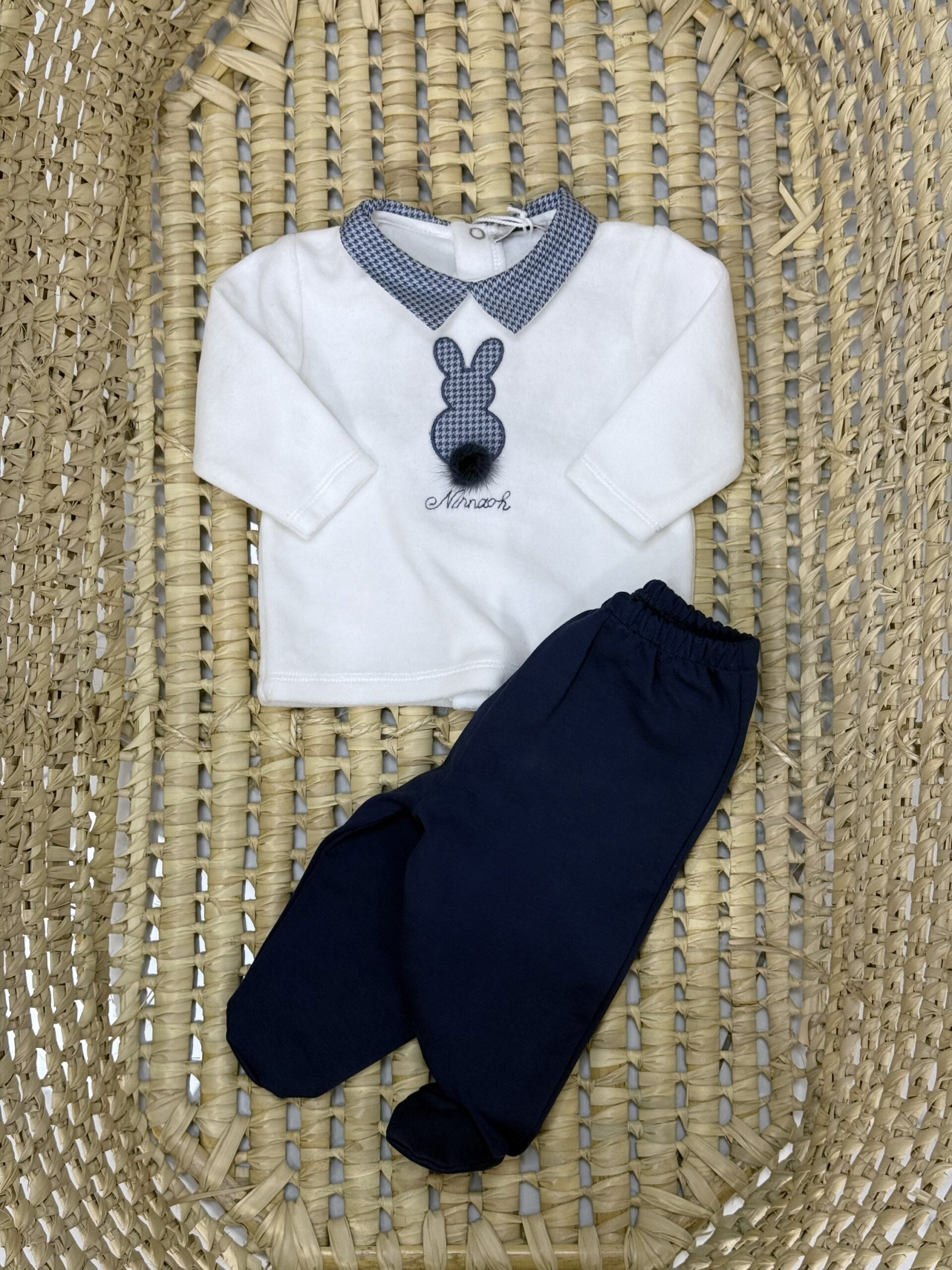 img_6629 NinnaOhCompleto due pezzi in ciniglia art.I23263C - immagine 1