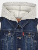 𝑳𝒆𝒗𝒊’𝒔 𝑲𝒊𝒅𝒔
Giubbotto di jeans con manica in felpa art.8564 - immagine 3