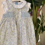 𝑺𝒂𝒓𝒅𝒐𝒏
Vestito bambina con punto smock in puro cotone art.25LA-435
