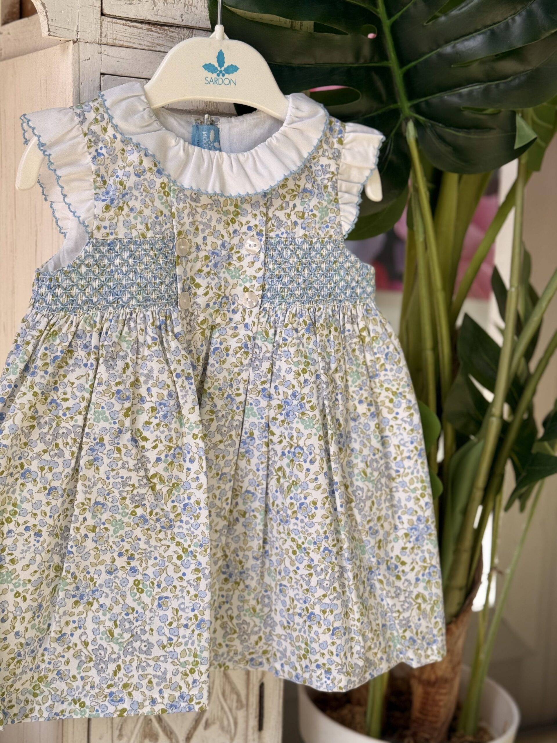 img_7430 πΊπππ
ππ
Vestito bambina con punto smock in puro cotone art.25LA-435 - immagine 1