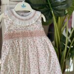 𝑺𝒂𝒓𝒅𝒐𝒏
Vestito bambina con punto smock in puro cotone art.25LA-432