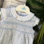 𝑺𝒂𝒓𝒅𝒐𝒏
Vestito bambina con punto smock in puro cotone art.25LA-427
