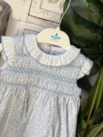 𝑺𝒂𝒓𝒅𝒐𝒏
Vestito bambina con punto smock in puro cotone art.25LA-427