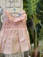 𝑺𝒂𝒓𝒅𝒐𝒏
Vestito bambina con punto smock corallo art.25CB-509 - immagine 2