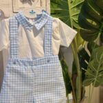 𝑺𝒂𝒓𝒅𝒐𝒏
Salopette bambino a quadroni in puro cotone art.25BB-690