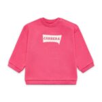 Carrera 
Felpa girocollo neonata/o Fucsia/White art.C4001NS24F02