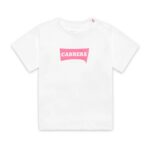 Carrera 
T-shirt basic neonata White/Fucsia art.C3001NS23J01