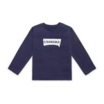 Carrera 
Maglia manica lunga in cotone bambino Blu/White  art.C3004NS23J01