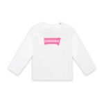 Carrera 
Maglia manica lunga in cotone neonata White/Fucsia art.C3004NS23J01
