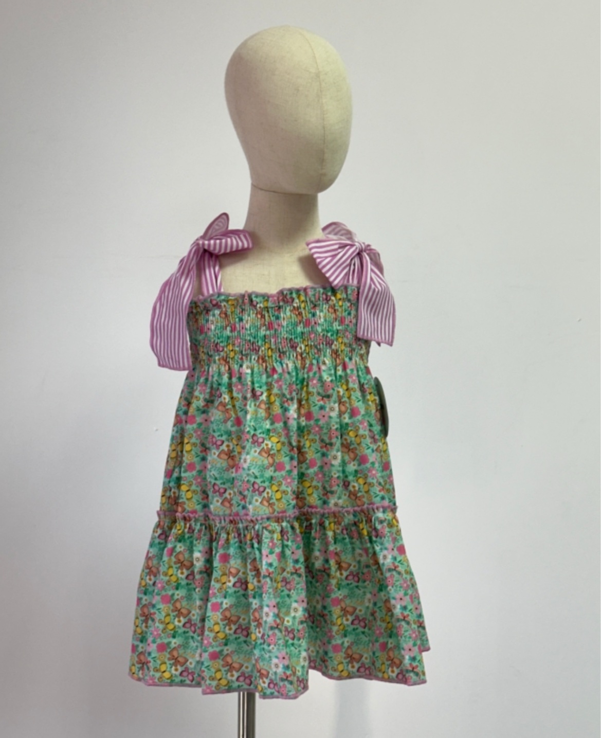 img_7840 Mon Petit BonBon
Vestito bambina con Coulotte coordinata - immagine 1
