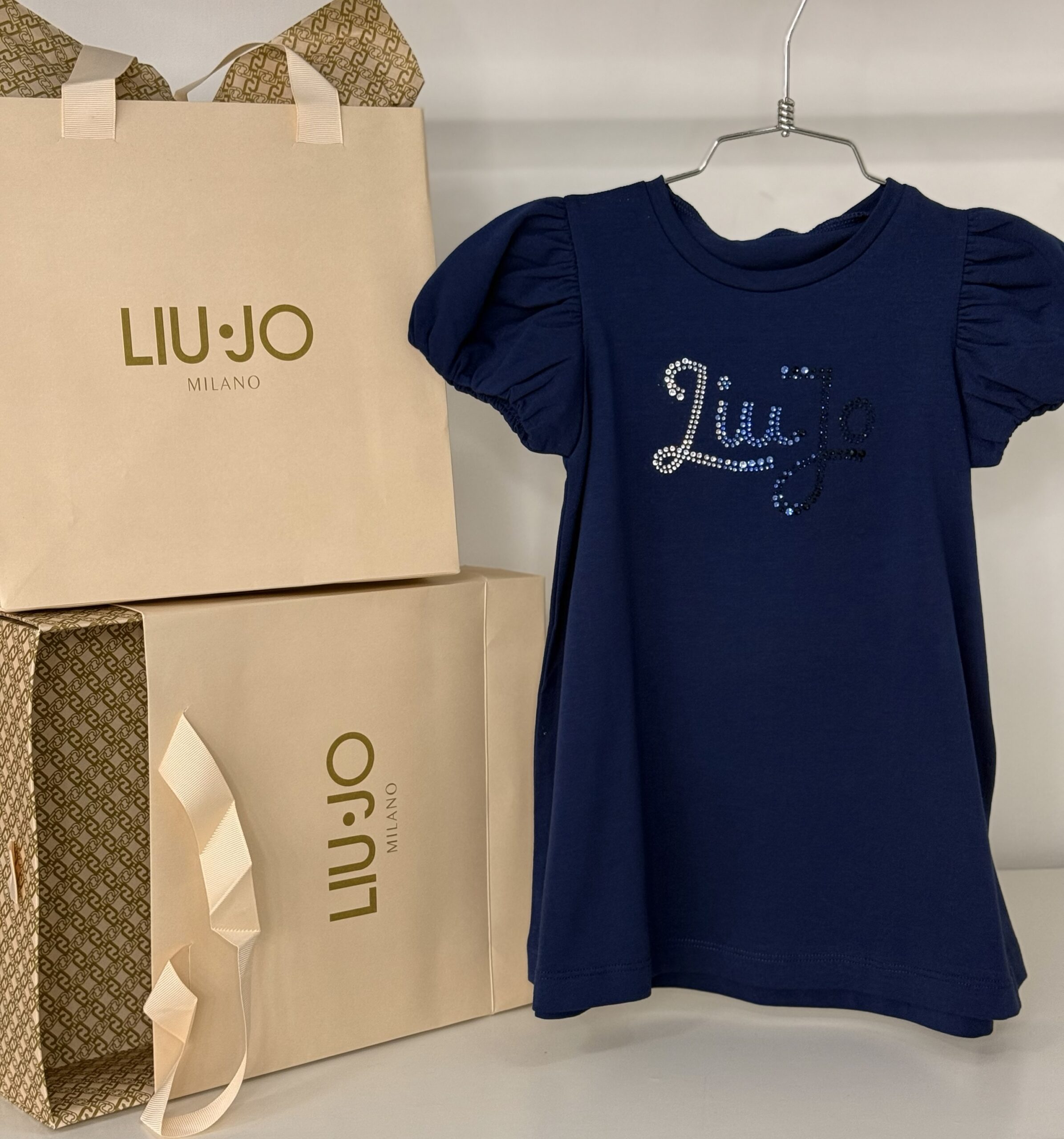 img_7925-2 Liu•Jo
Abito bambina in Jersey t.unita art.KA5037/J5003 Blu Navy - immagine 1