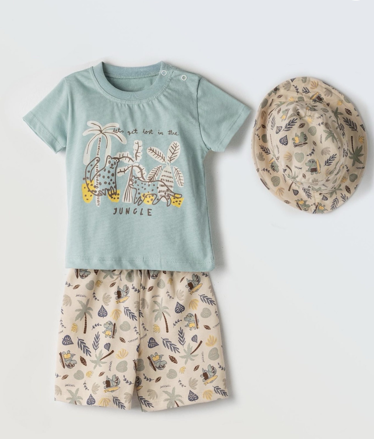 screenshot-14 #HASHTAG
Completo neonato con cappello visiera art.254618 - immagine 1