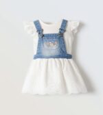 EBITA

Vestito neonata con dettaglio in jeans art.254514