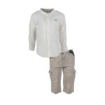 #HASHTAG 

Completo bambino camicia+bermuda in cotone art.254535 - immagine 2