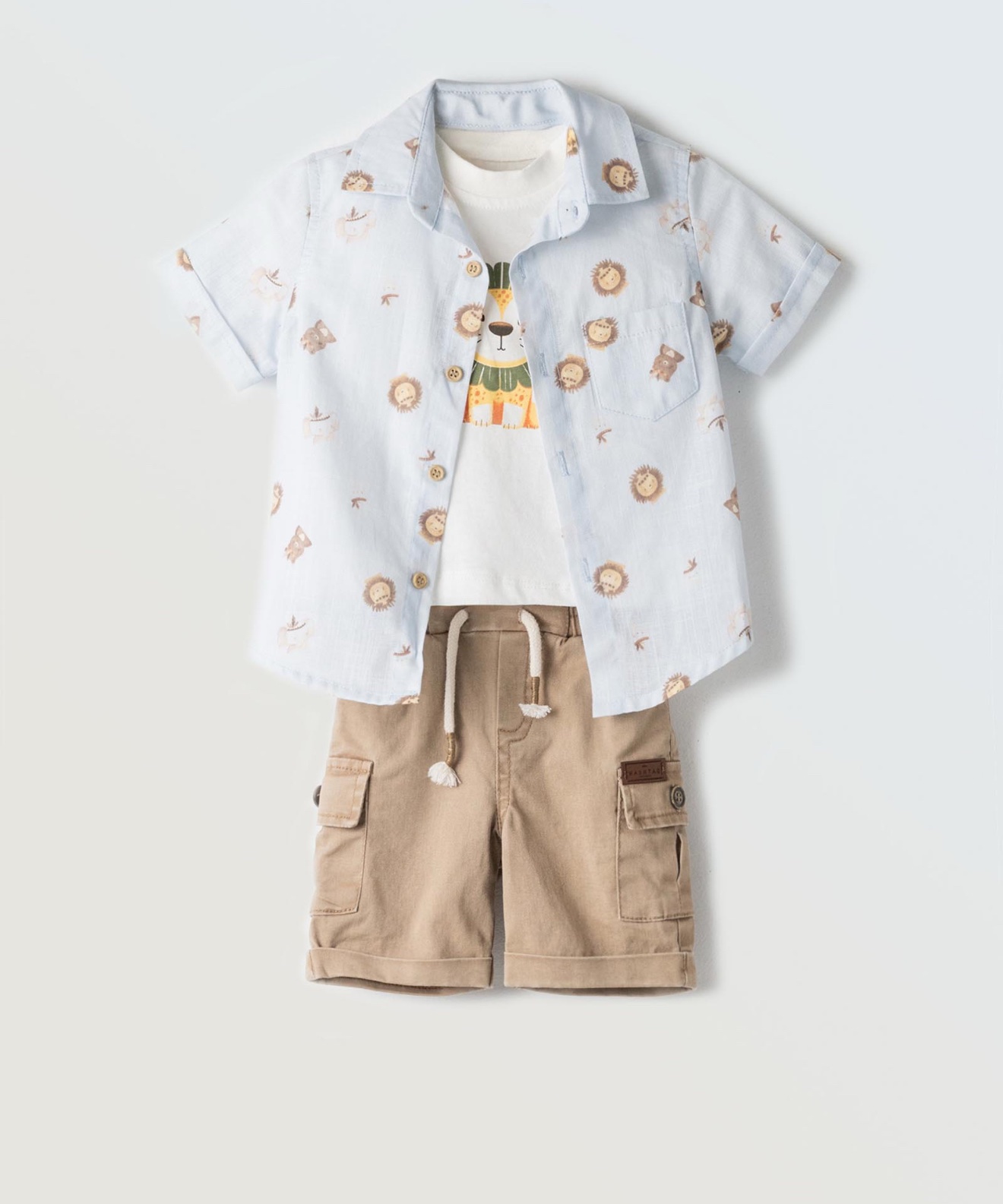 img_8399 #Hashtag 
Completo neonato con camicia art.254620 - immagine 1