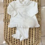 NinnaOh Completo due pezzi in caldo cotone con Pon Pon art.I2303C