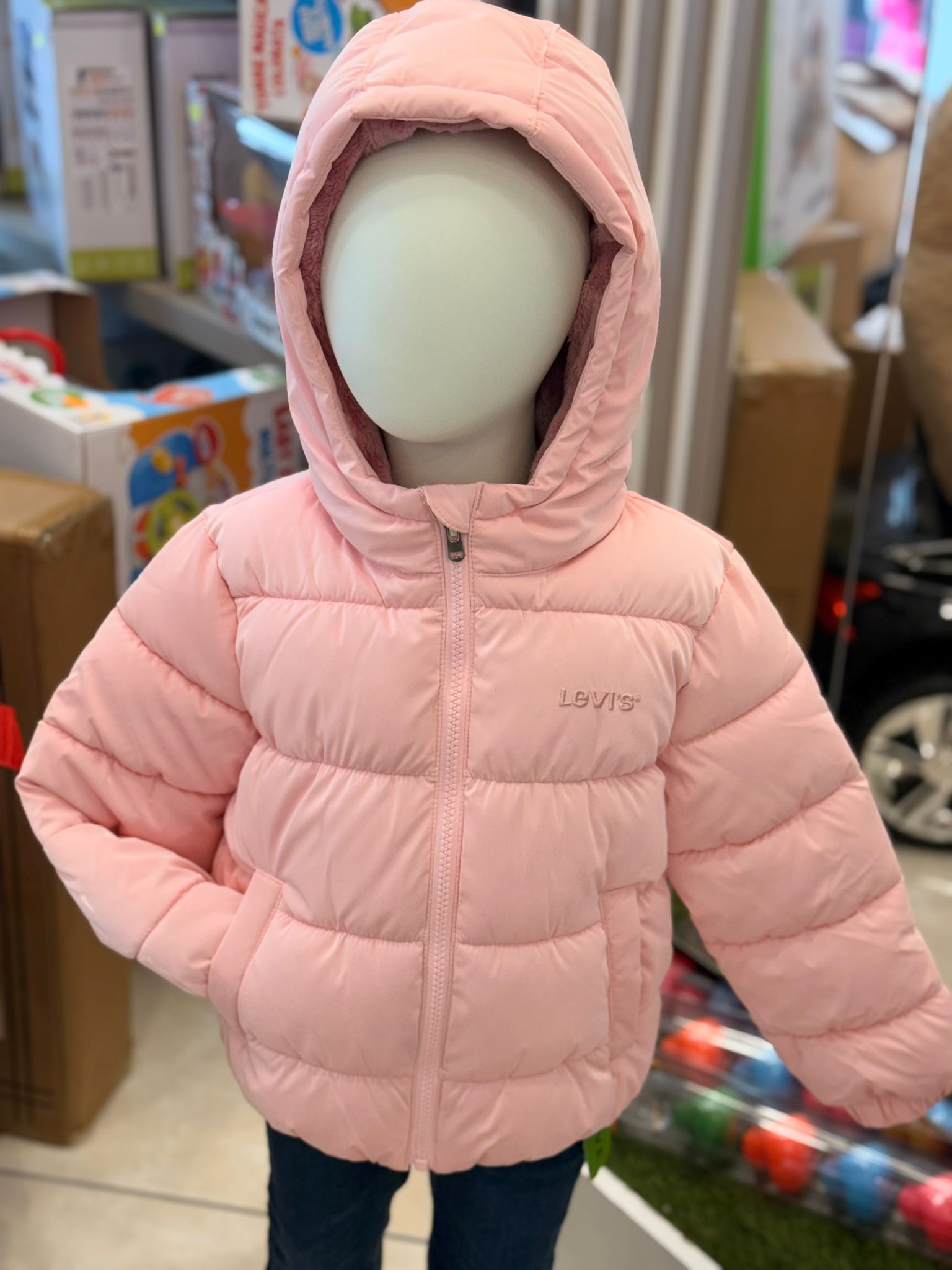 WhatsApp Image 2026-02-10 at 10.39.38 LEVI'S GIUBBOTTO BAMBINA ART.3EN640 ROSA - immagine 1