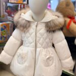 BACETTI GIUBBOTTO BAMBINA PANNA