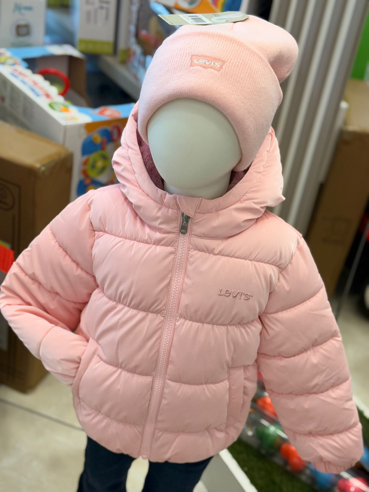 WhatsApp Image 2026-02-10 at 10.39.41 LEVI'S GIUBBOTTO BAMBINA ART.3EN640 ROSA - immagine 1