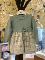 SARDON VESTITO BAMBINA VERDE SALVIA