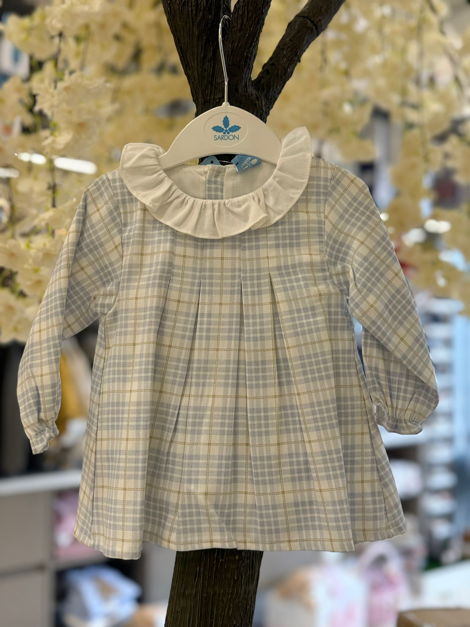 WhatsApp Image 2026-02-14 at 13.21.18 (14) SARDON VESTITO BAMBINA CELESTE - immagine 1