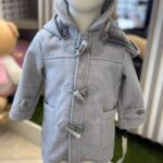 PAPPA&LATTE CAPPOTTO BAMBINO CON CAPPUCCIO REMOVIBILE GRIGIO