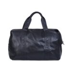 CHILDHOME MOMMY BAG NERA IN PELLE