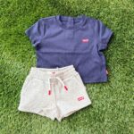 LEVI'S COMPLETO TUTA NEONATO ART.6EK813 BLU/GRIGIO