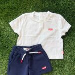 LEVI'S COMPLETO TUTA NEONATO ART.6EK813 BIANCO/BLU